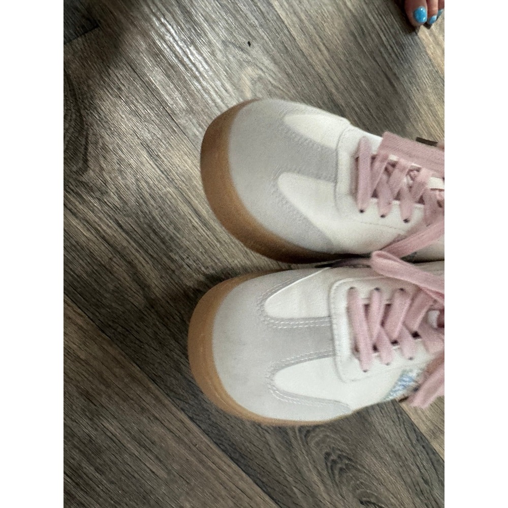Mia pink lace Sneakers girlhood core size 8 - Picture 4 of 6
